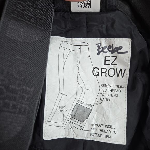 The North Face Snowquest Suspender Plus Pants in Black Youth Size Large - Picture 4 of 8